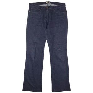 Eileen Fisher Dark Wash Straight Leg Jeans